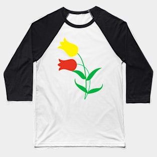 Red and yellow tulips Baseball T-Shirt